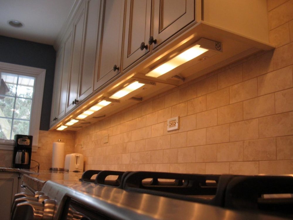 Where to position under cabinet led lighting