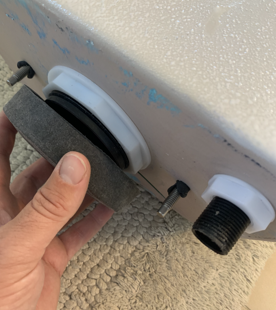How to Install a Toilet - Install Rubber Seal on Tank