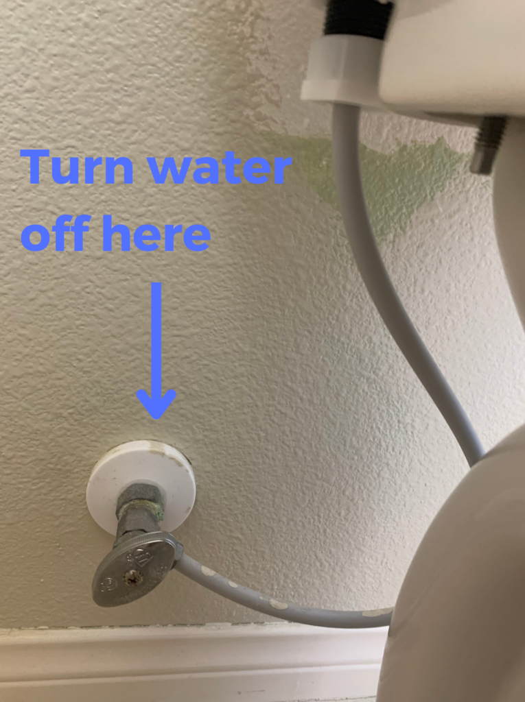 How to Install a Toilet - Attach Water Supply Line