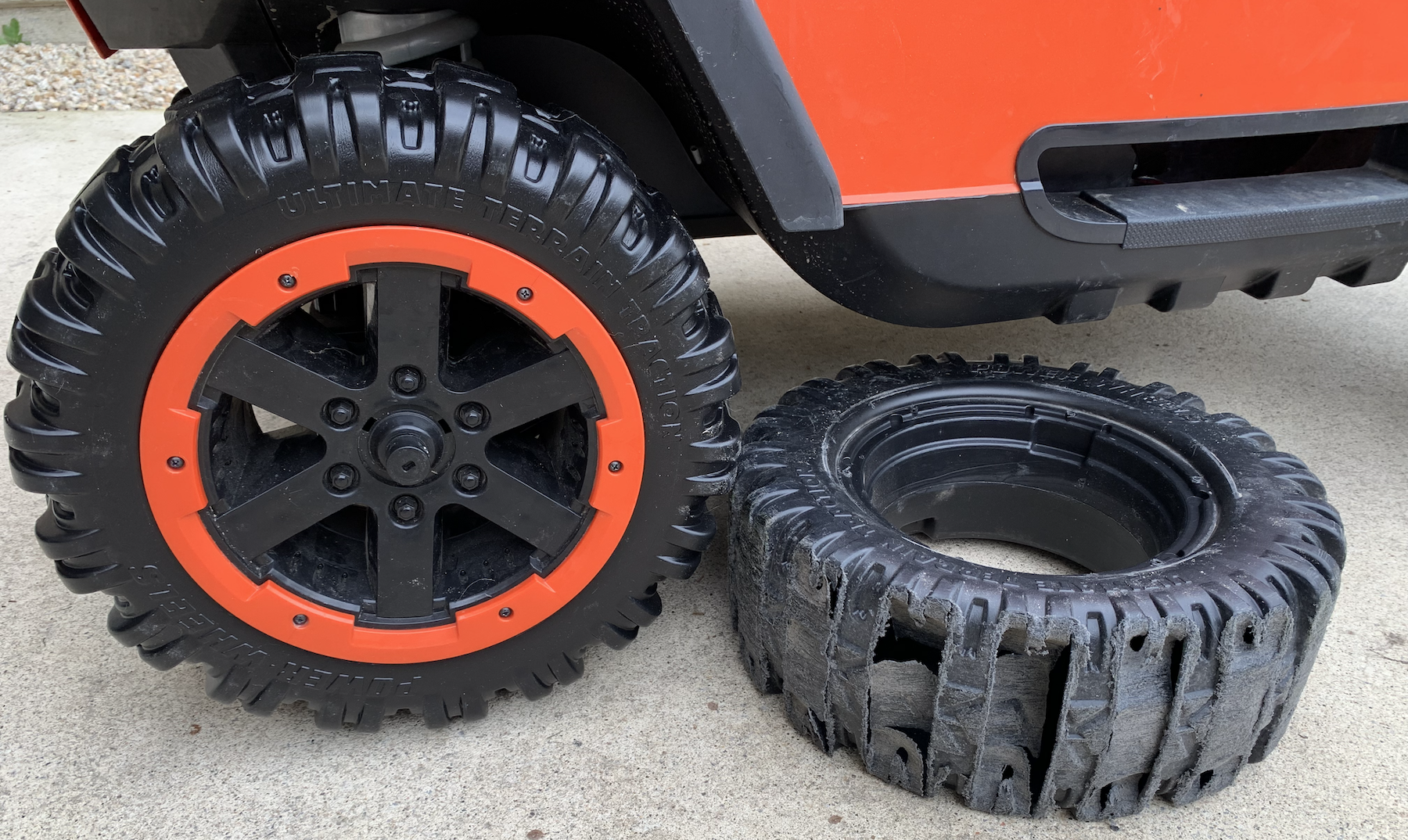 Guide to Power Wheels Tire Replacement (on a Jeep Hurricane) - header
